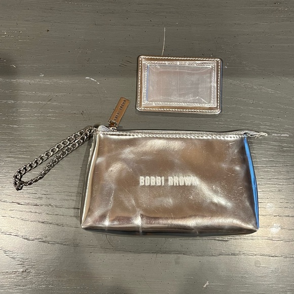 Bobbi Brown Handbags - NWOT Bobbi Brown Metallic Eyeglasses Sunglasses Case Zip Pouch